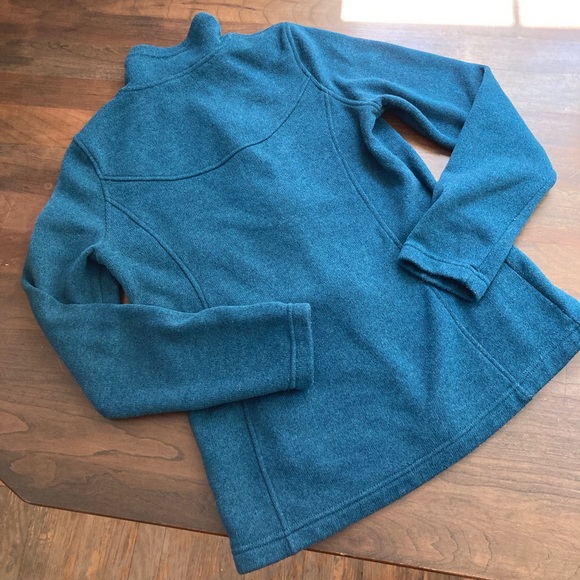 EUC Women’s Ocean Blue North Face Full Zip Jacket Size M - Picture 10 of 13